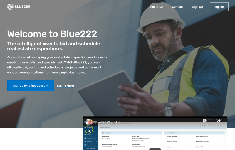 Blue222 live site
